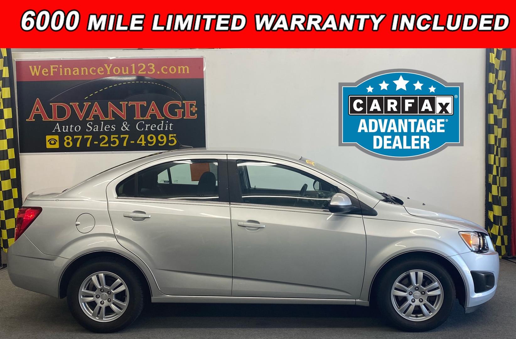 2012 SILVER /black Chevrolet Sonic (1G1JC5SH5C4) , located at 533 S West End Blvd., Quakertown, PA, 18951, (877) 257-4995, 40.343994, -75.303604 - Photo#0